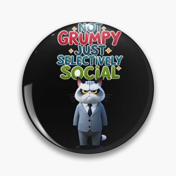 Item preview, Irony meets annoyed tomcat in design designed and sold by ArtCreator2023.