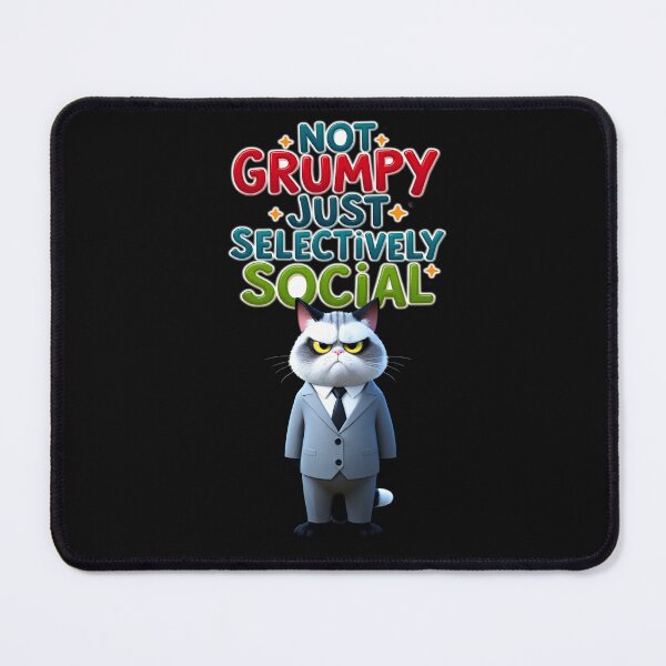 Item preview, Irony meets annoyed tomcat in design designed and sold by ArtCreator2023.