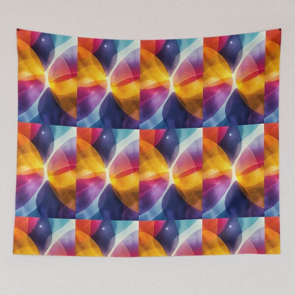Item preview, Abstract waves of color  designed and sold by Richenda.