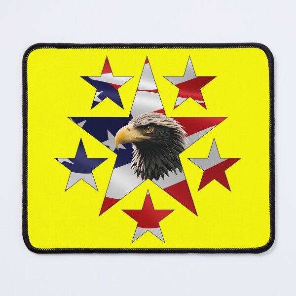 Item preview, AMERICAN EAGLE STAR (#FFFF00) designed and sold by Marlon Oseguera.