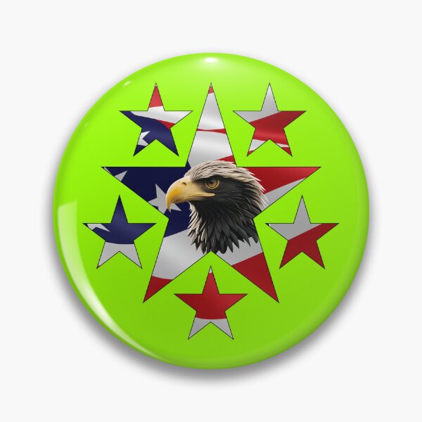 Item preview, AMERICAN EAGLE STAR (#99FF00) designed and sold by Marlon Oseguera.