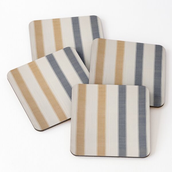 Item preview, Vintage Woven Stripe Fabric Pattern designed and sold by SurfaceCraft Studio.