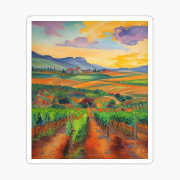 Item preview, Umbria Vineyards, Watercolor designed and sold by JEJ Visual Art.