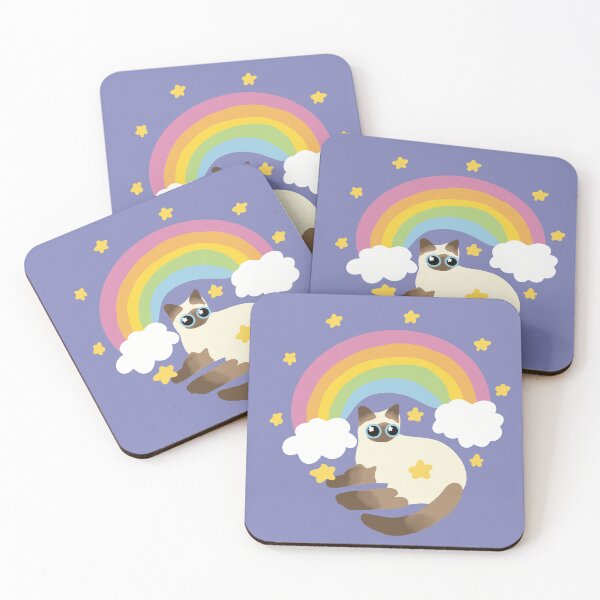 Item preview, Rainbow kitty designed and sold by Echoseden.