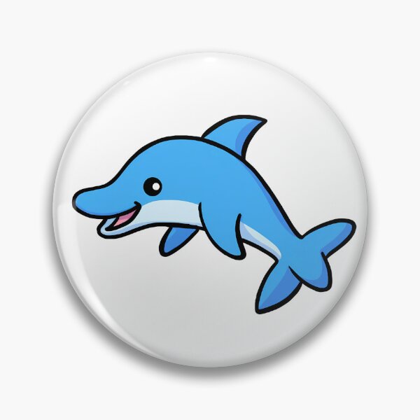 Item preview, Cute Dolphin Cartoon Design designed and sold by Templatemini.