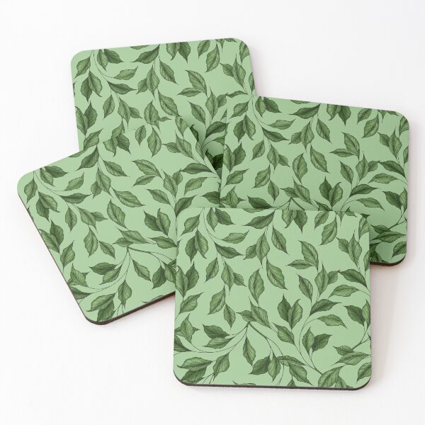 Item preview, GreenLeaves (Green background)  designed and sold by Studio Vickn.