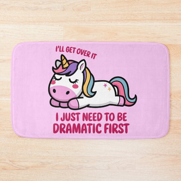 Item preview, Dramatic Unicorn - Get Over It designed and sold by Artyx_Design.