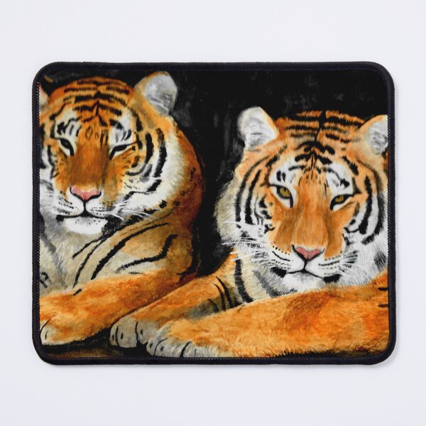 Item preview, Twin Tigers designed and sold by Meredith Makes Art.