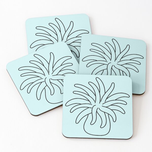 Item preview, Sea Anemone Silhouette for Ocean Lovers designed and sold by theartfulaspie.