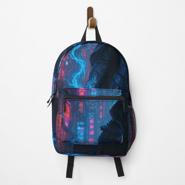 Item preview, Electric Sorceress: A Dark Mage in the Neon City designed and sold by AbstractAnom.