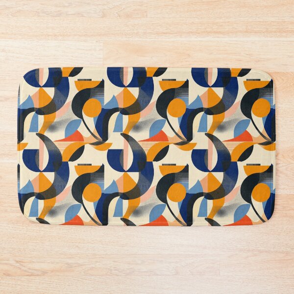 Item preview, Modern abstract shapes and lines with distress designed and sold by MiracleSociety.
