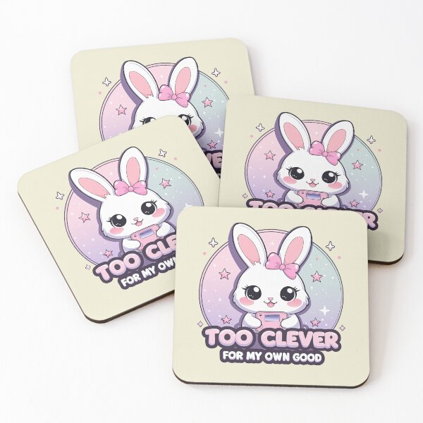 Item preview, Kawaii Bunny – Too smart for my own good designed and sold by ApriNoeScor.