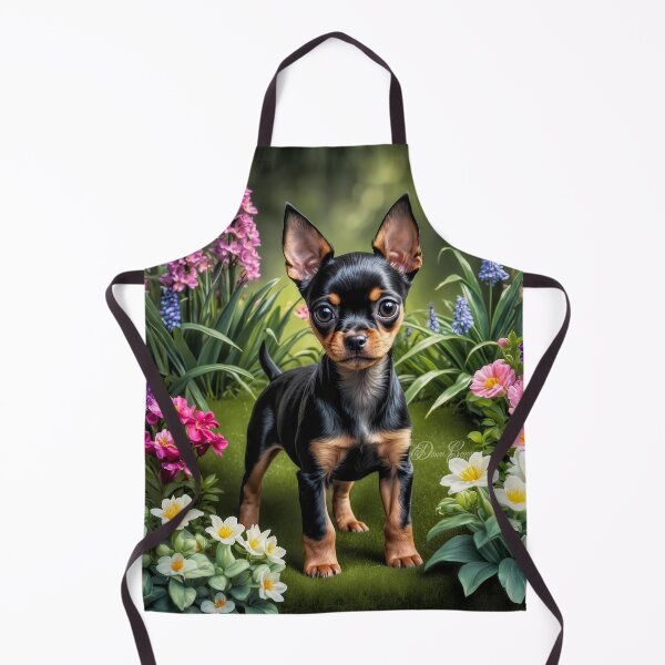 Item preview, Ambrosia English Toy Terrier Puppy Portrait designed and sold by Heart and Soul Studio.