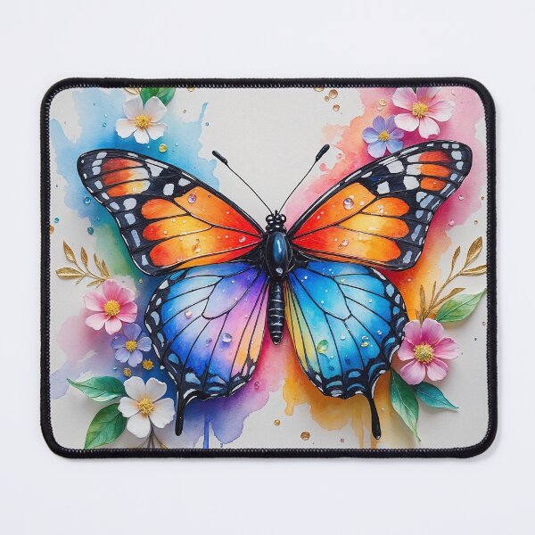 Item preview, Vibrant Monarch Butterfly Watercolor designed and sold by Neranchara.