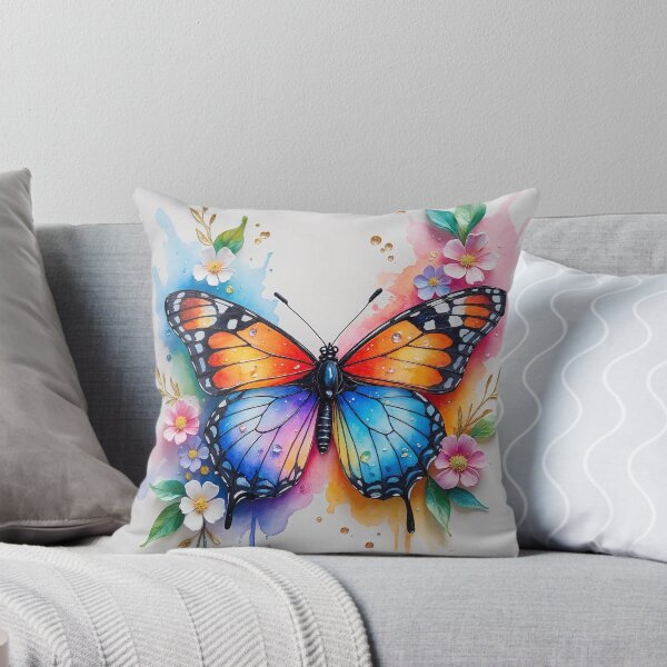 Item preview, Vibrant Monarch Butterfly Watercolor designed and sold by Neranchara.