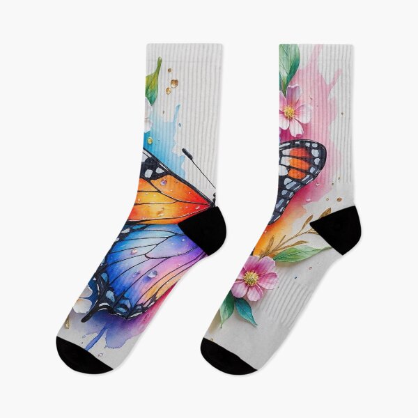 Item preview, Vibrant Monarch Butterfly Watercolor designed and sold by Neranchara.