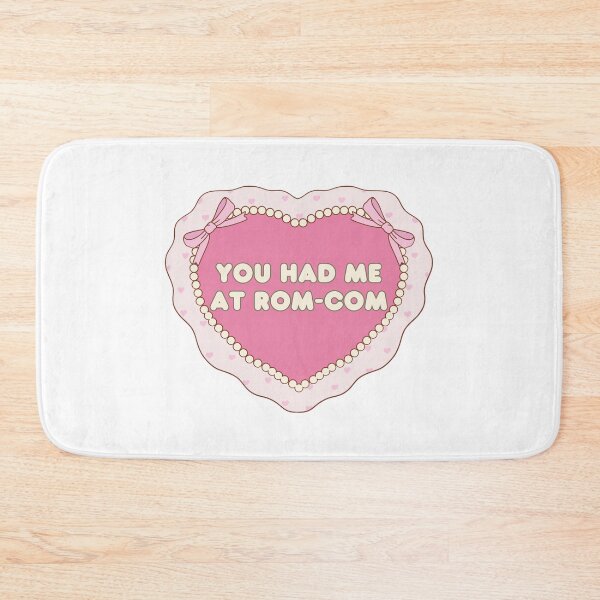 Item preview, You Had Me At Rom-Com | cute bookish aesthetic designed and sold by The Romantics Atelier.