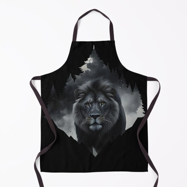 Item preview, Majestic Lion King in Dark Water Reflection Artwork designed and sold by JohnnyVillas.