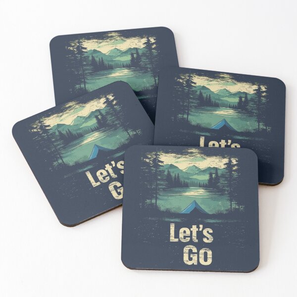 Item preview, Let’s Go – Lakeside Camping Adventure  designed and sold by Anarodic.