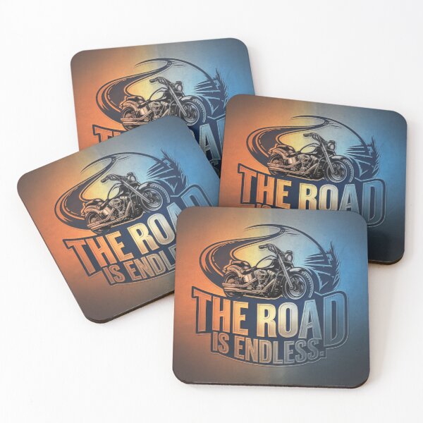 Item preview, With a motorcycle the road has no end designed and sold by FusiTink.