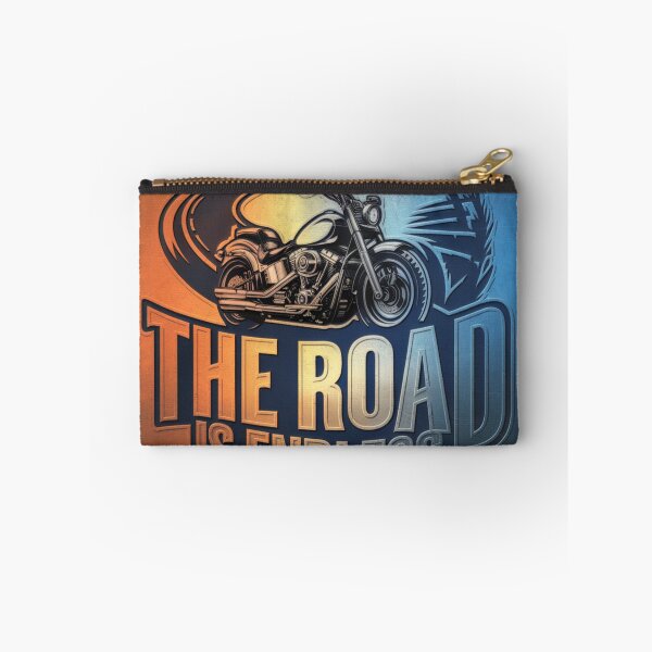 Item preview, With a motorcycle the road has no end designed and sold by FusiTink.