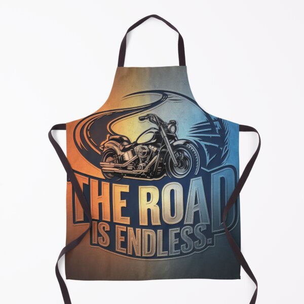 Item preview, With a motorcycle the road has no end designed and sold by FusiTink.
