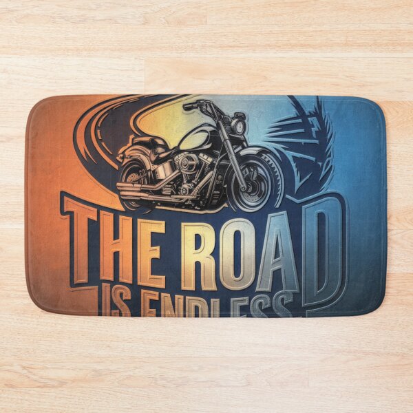 Item preview, With a motorcycle the road has no end designed and sold by FusiTink.