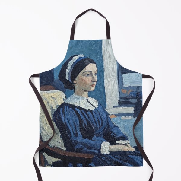 Item preview, Florence Nightingale | Post-impressionist painting style designed and sold by ComicsFactory.