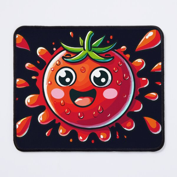 Item preview, Cute Tomato Squashed Cartoon , Fun Food Lover designed and sold by GreenSlate.