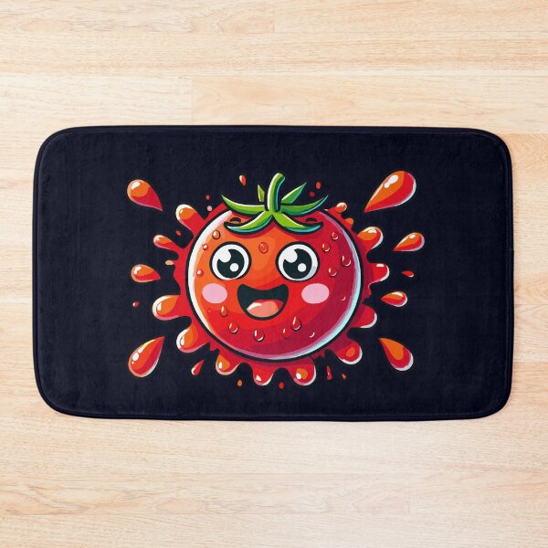 Item preview, Cute Tomato Squashed Cartoon , Fun Food Lover designed and sold by GreenSlate.
