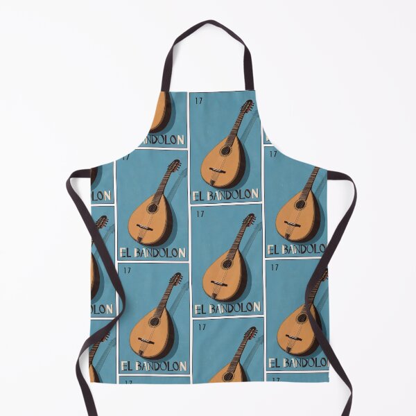 Item preview, El Bandolon (The Mandolin) Loteria Card 17 designed and sold by matteflor.