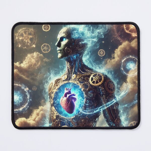 Item preview, Clockwork Heart: The Fusion of Man and Machine designed and sold by AbstractAnom.