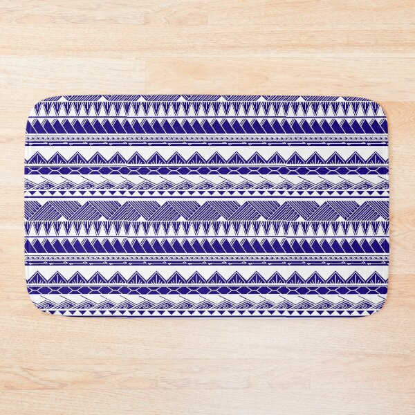 Item preview, White and Indigo Tribal Pattern designed and sold by Steeb757.