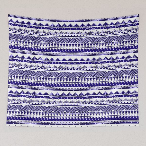 Item preview, White and Indigo Tribal Pattern designed and sold by Steeb757.