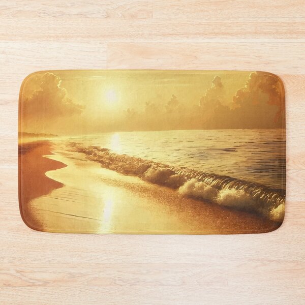 Item preview, Golden Shores: A Peaceful Sunset on the Beach designed and sold by AbstractAnom.
