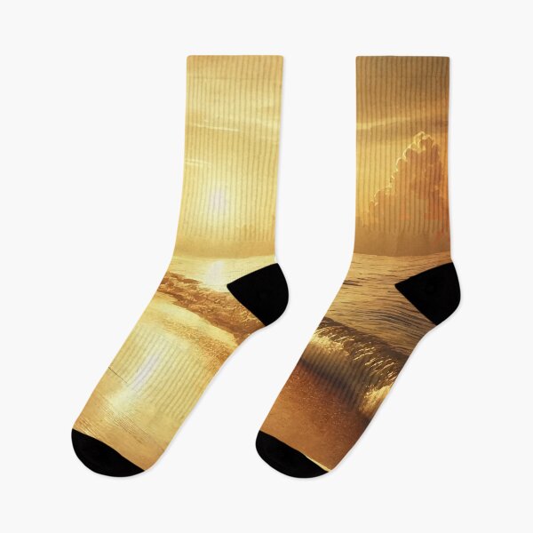 Item preview, Golden Shores: A Peaceful Sunset on the Beach designed and sold by AbstractAnom.
