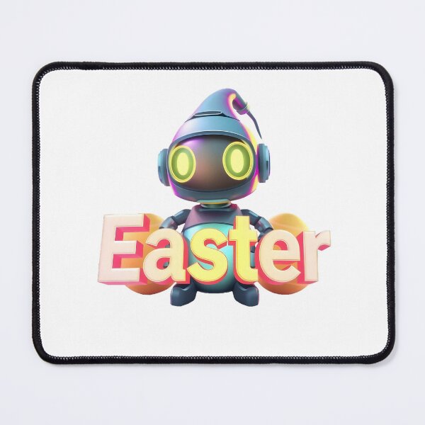 Item preview, Easter Robot: Retro Futuristic Spring Celebration designed and sold by AnnDesignStudio.