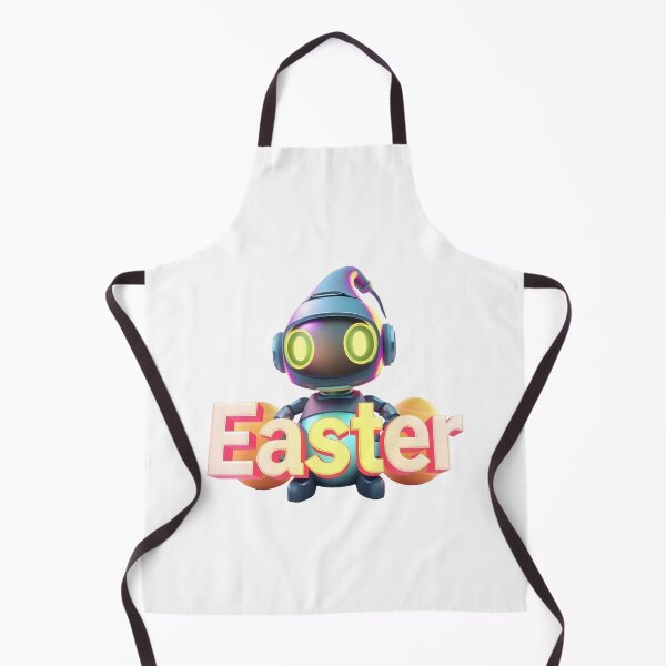 Item preview, Easter Robot: Retro Futuristic Spring Celebration designed and sold by AnnDesignStudio.