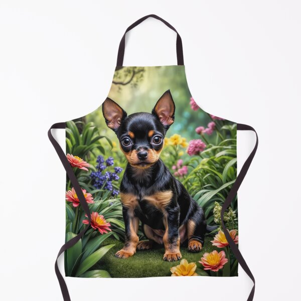 Item preview, Arlo English Toy Terrier Puppy Portrait designed and sold by Heart and Soul Studio.
