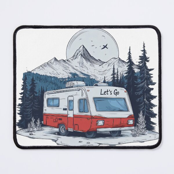 Item preview, Let’s Go – RV Adventure Under the Moon designed and sold by Anarodic.