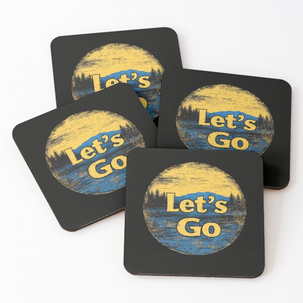 Item preview, Let’s Go – Vintage Wilderness Badge designed and sold by Anarodic.