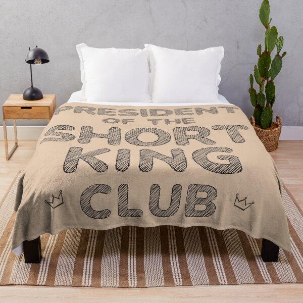 Item preview, President of the Short King Club (Beige) designed and sold by PlumTreeDesign.