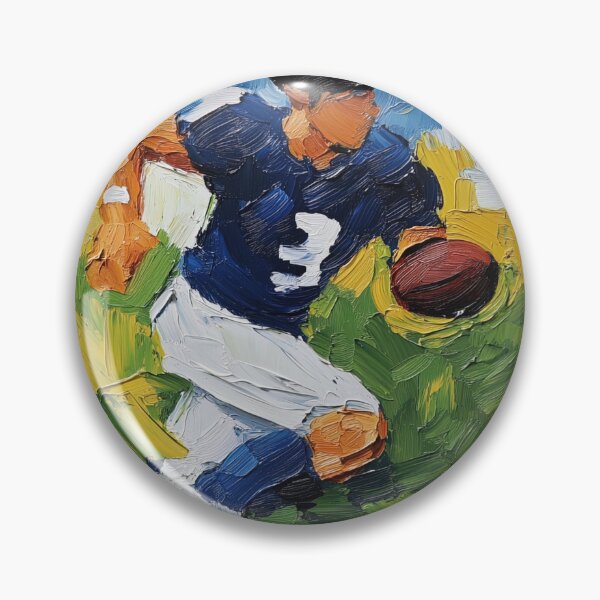 Item preview, Football player | Post-impressionist painting style designed and sold by ComicsFactory.