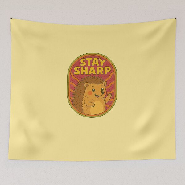 Item preview, Stay Sharp Hedgehog designed and sold by FrictionMaxxing.