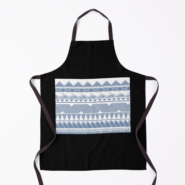 Item preview, White and Lighter Blue Tribal Pattern designed and sold by Steeb757.