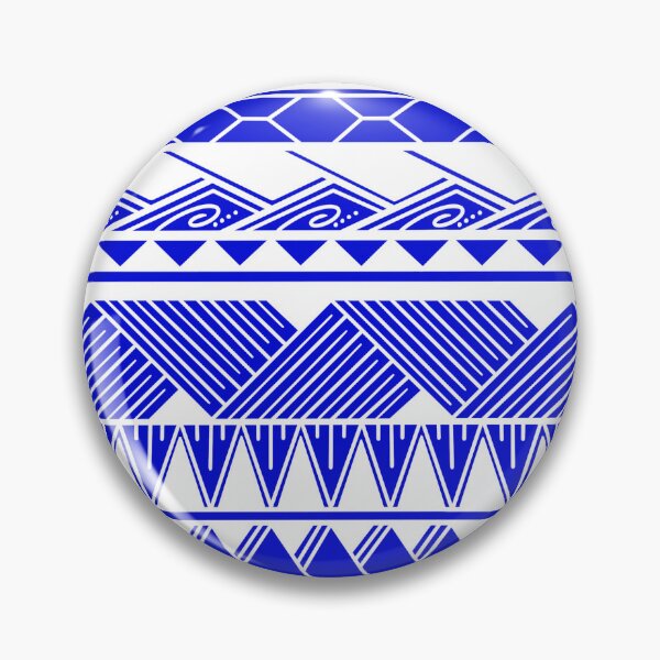 Item preview, White and Blue Tribal Pattern designed and sold by Steeb757.