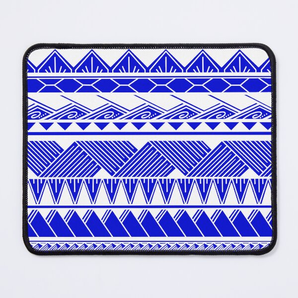 Item preview, White and Blue Tribal Pattern designed and sold by Steeb757.