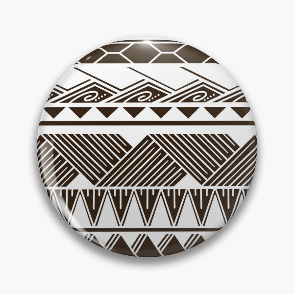 Item preview, White and Dark Brown Tribal Pattern designed and sold by Steeb757.