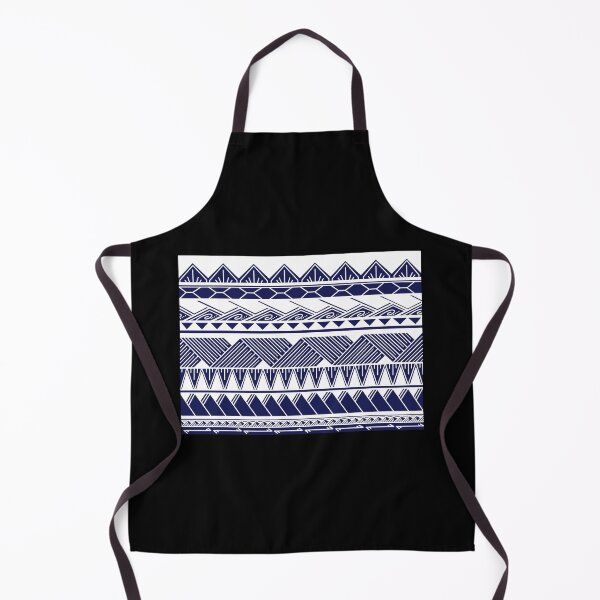 Item preview, White and Navy Blue Tribal Pattern designed and sold by Steeb757.