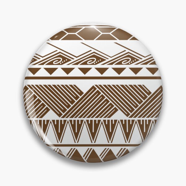 Item preview, White and Brown Tribal Pattern designed and sold by Steeb757.